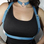 Leather Harness Blue Thumbnail # 121881