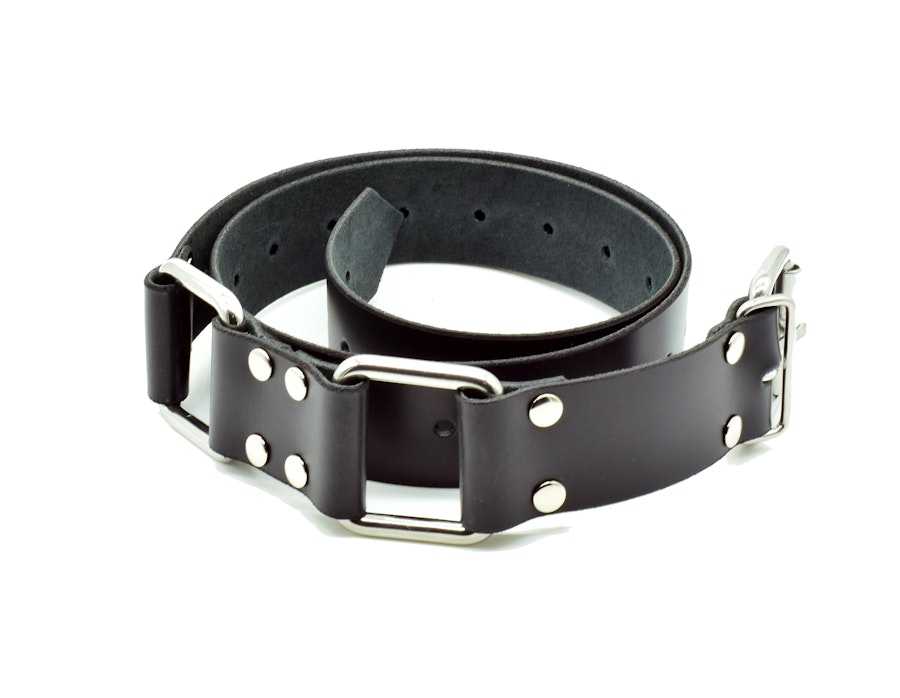 Leather Bondage Hobble Belt Image # 122030