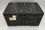 Lockable adult toy box large size, Gift Sex toy box with lock, Sexy gift for him, Adult toy storage, Sex furniture, Handmade - Any size Thumbnail # 119773