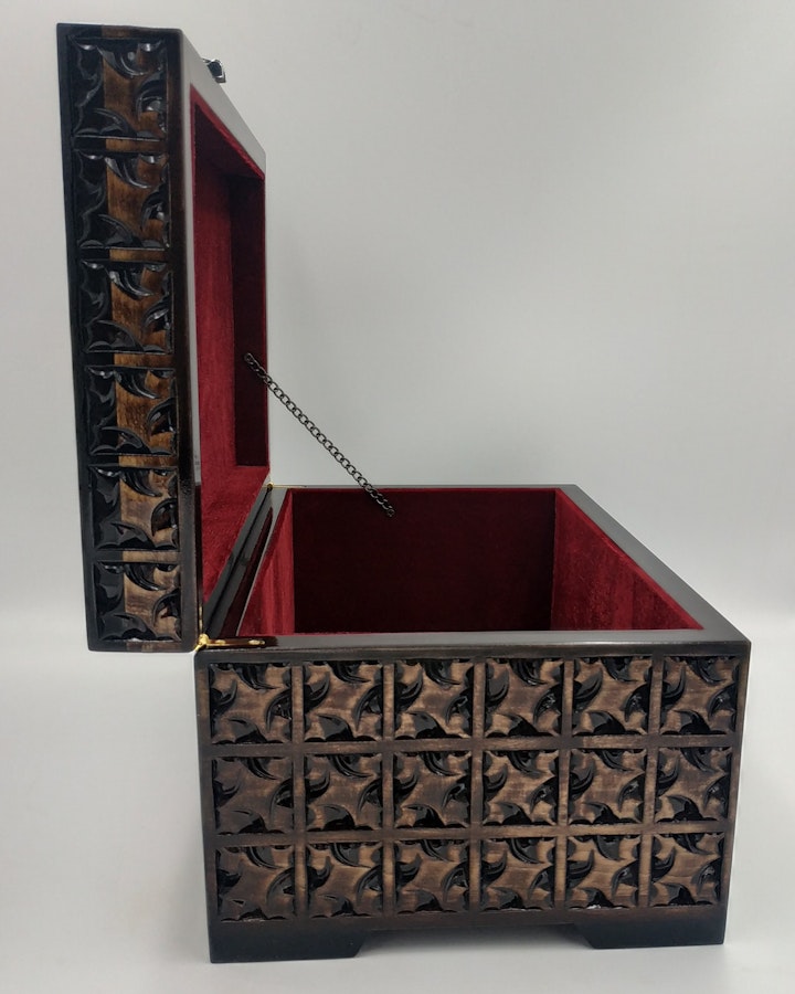 Sexy gift for him, Lockable adult toy box large size, Adult toy storage, Sex furniture, BDSM furniture - Handmade - Any size on request Image # 119858