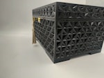 Black Lockable adult toy box large size, Sexy gift for him, Adult toy storage, Sex furniture - Handmade - Any size on request Thumbnail # 119508