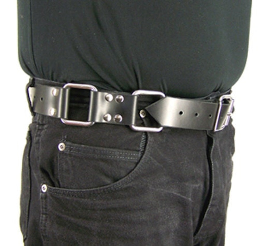 Leather Bondage Hobble Belt Image # 122033