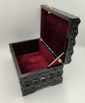 Sexy gift for him, Lockable adult toy box large size, Adult toy storage, Sex furniture, BDSM furniture - Handmade - Any size on request Thumbnail # 119375