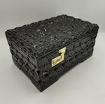 Sexy gift for him, Lockable adult toy box large size, Adult toy storage, Sex furniture, BDSM furniture - Handmade - Any size on request Thumbnail # 119376