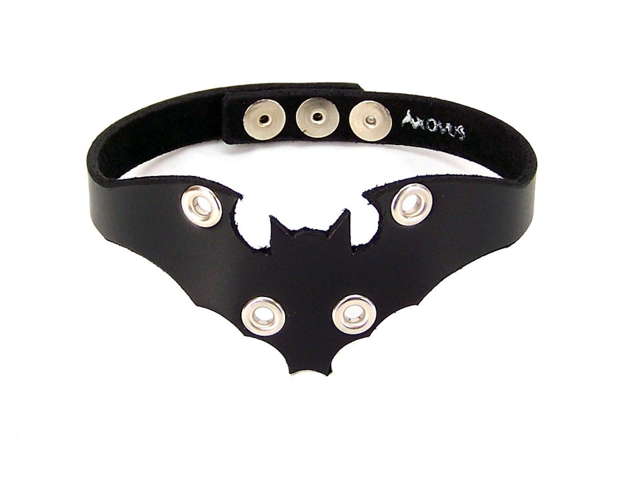 Leather Bat Choker Image # 122276