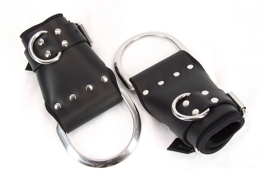Deluxe Leather Bondage Wrist Suspension Cuffs Image # 122190