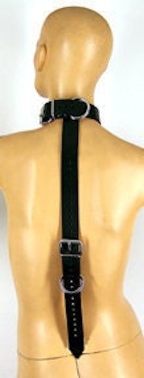 Leather Wrist/Collar Restraint Harness photo