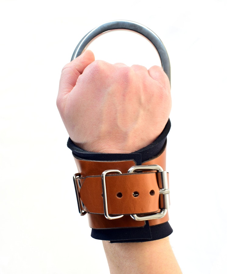 The Multi-Cuff Brown Leather Wrist Suspension Cuffs Image # 122094