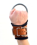 The Multi-Cuff Brown Leather Wrist Suspension Cuffs Thumbnail # 122094