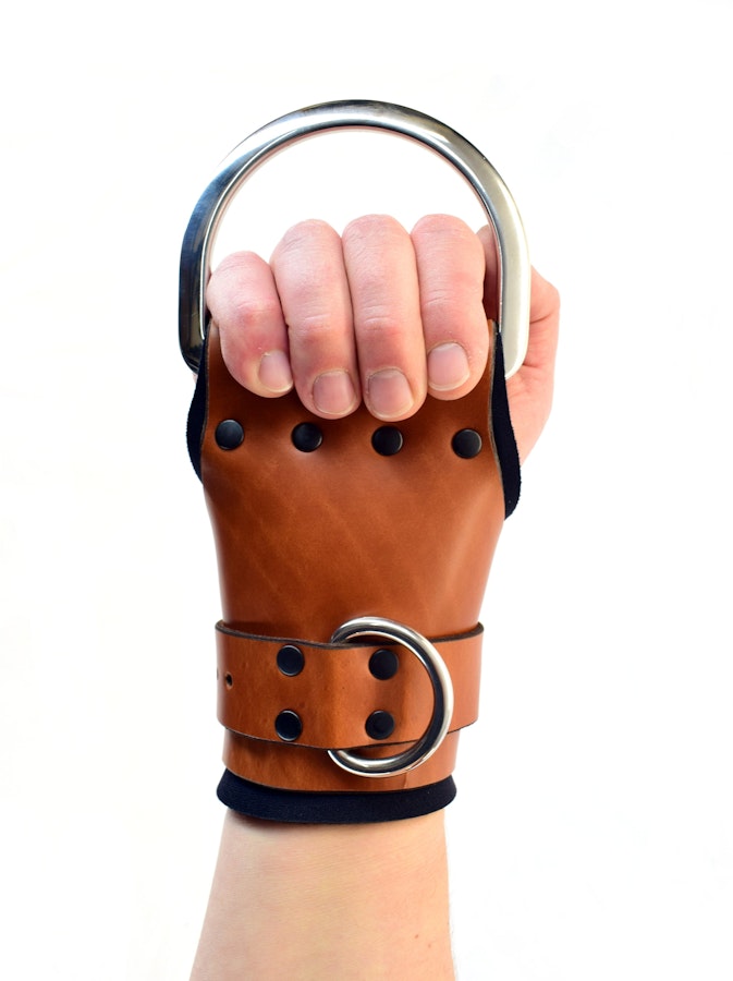 The Multi-Cuff Brown Leather Wrist Suspension Cuffs Image # 122093