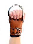 The Multi-Cuff Brown Leather Wrist Suspension Cuffs Thumbnail # 122093
