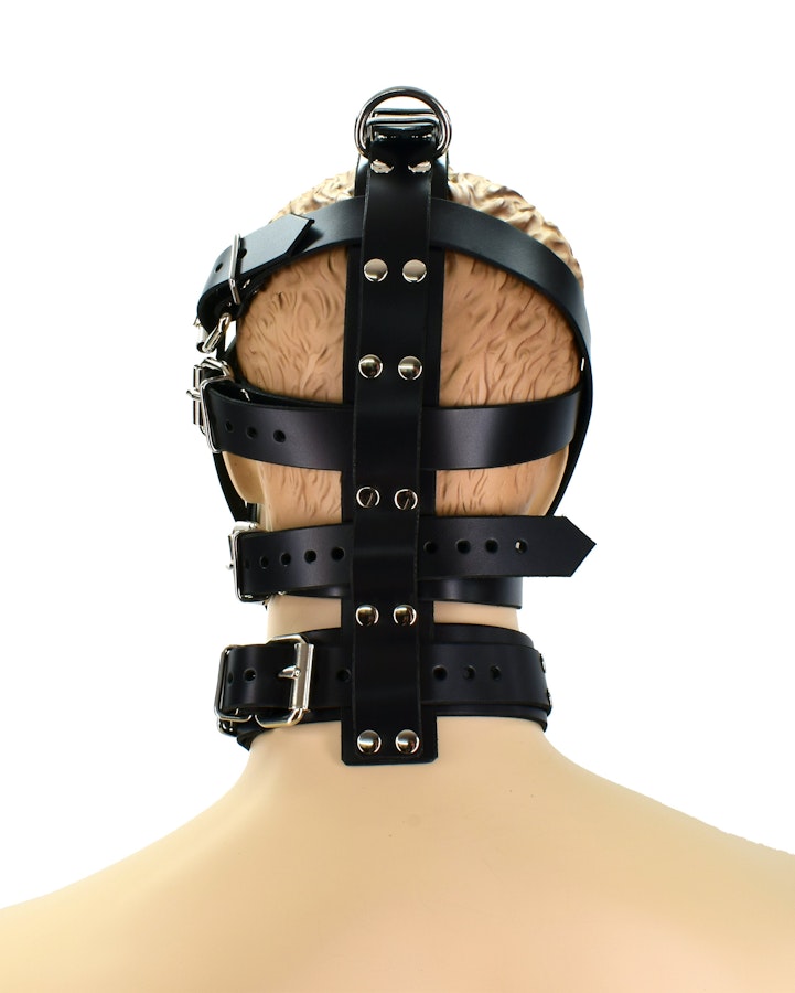 Hannibal Leather Bondage Hood Image # 122434