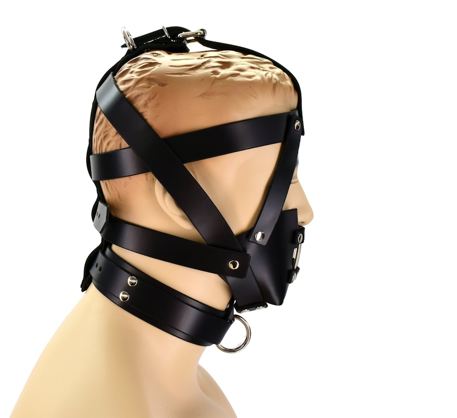 Hannibal Leather Bondage Hood Image # 122436