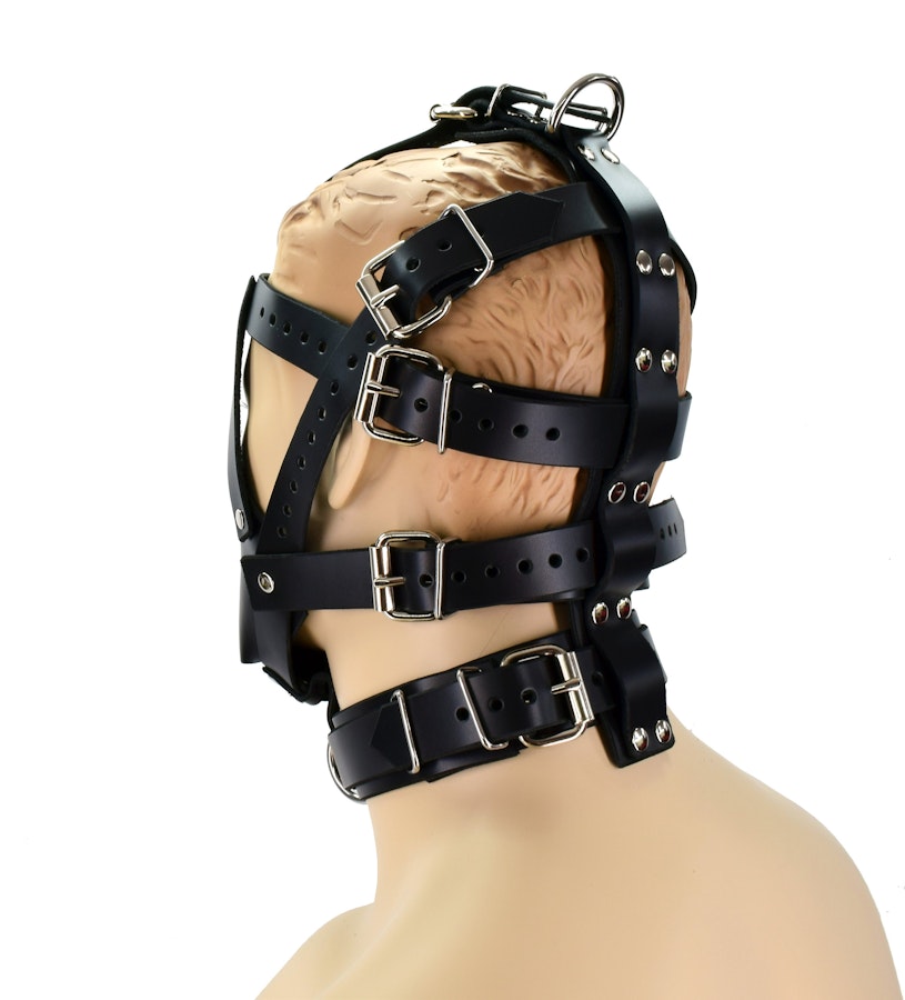 Hannibal Leather Bondage Hood Image # 122433