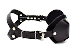 Deluxe Leather Bondage Blindfold by Axovus Thumbnail # 122208