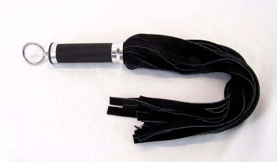 20 Tail Leather Suede BDSM Flogger Image # 122296