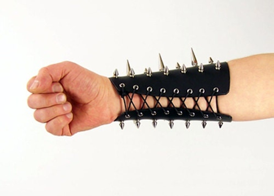 Spiked Leather Gauntlet (ea.) Image # 122162