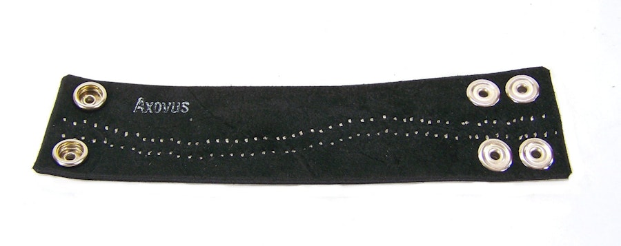 Creepy Staple Leather Wristband Image # 122220