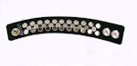 Full Metal Punk Spiked Leather Wristband Thumbnail # 122330