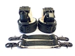 BDSM Restraints/Cuffs, Sheepskin Fleece Restraints, soft furry restraints, BDSM/Bondage Cuffs, Leather BDSM Set, Bondage Set Thumbnail # 123766